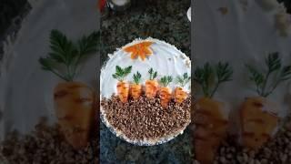 Удиви гостей! Быстрое и необычное украшение ПРАЗДНИЧНОГО ТОРТА простыми продуктами #рецепт #еда