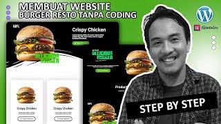 Membuat Website Tanpa Coding Dengan Wordpress - Burger Delivery