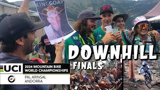 DH WORLD CHAMPS ANDORRA FINALS/ full EXPERIENCE/ and the farewell of GREG MINNAAR, the GOAT