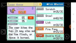 Pokemon advanced version- litten evolution level