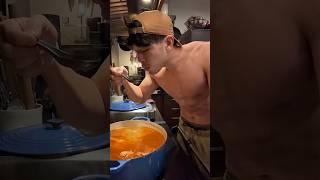 Leftover Turkey Bone Broth and Noodle Soup