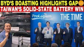 BYD's Boastful Batteries Fall Short! Taiwan's Solid-state Battery Mass Production Outpaces China