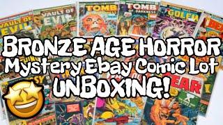 BRONZE AGE HORROR - MYSTERY EBAY COMIC LOT UNBOXING! 