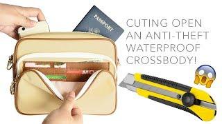 Cutting Open an Anti-Theft Waterproof Crossbody! | Arden Cove