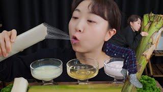 정글의 법칙 바나나 줄기   무슨맛이게요~~? Banana stem Mukbang