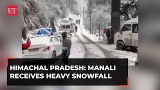Himachal Pradesh: Manali covered in a thick blanket of snow