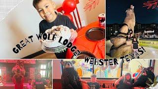 Surprised Rogelio for his Birthday at Great Wolf Lodge Webster Tx