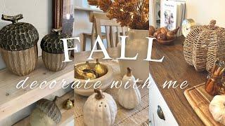 Fall Decorate With Me 2024 || Dining Room Fall Decor Ideas || Floating Shelves || Coffee Station