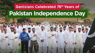 Genixians celebrated 76th Years of Pakistan Independence Day!