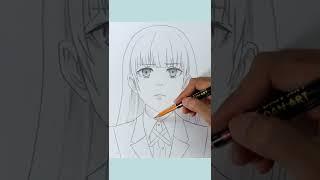 Drawing Ririka Red Black Academy | Drawing Anime | Cong Dan Art