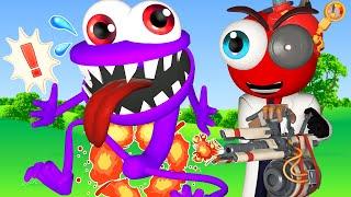 РАДУЖНЫЕ ДРУЗЬЯ vs БЭТМЕН 3: РЭД ОБЕЗУМЕЛ (Poppy Playtime Rainbow Friends 3D Анимации на Русском)