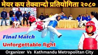 [Final] Mayor's Cup Taekwondo Tournament || Best Taekwondo Fight