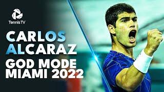 Carlos Alcaraz GOD MODE in Miami!  | Miami 2022 Champion Highlights