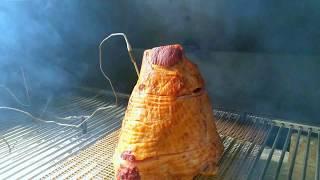 Savannah Stoker V4 Controlling  Blaz'n Grid Iron smoking a ham at 225 degrees