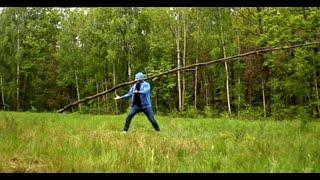 He made a heavy tree branch levitate!