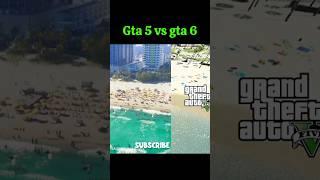 New Graphic Conparison  Gta 5 Gta 6 #shorts #grandtheftautovi #gtavi