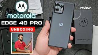 Motorola Edge 40 Pro 5G First Look | Hands-on | Motorola Edge 40 Pro 5G Unboxing in Hindi |