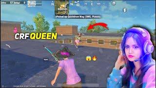  PLAYED WITH CRF QUEEN || PUBG LITE 1VS4