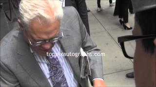 G.W. Bailey - Signing Autographs at the 2014 TNT/TBS Upfront in NYC