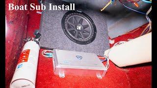 HOW TO Install Subwoofer in Boat