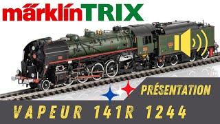 Märklin 38141 (Trix 25141) Locomotive à vapeur 141R 1244 SNCF