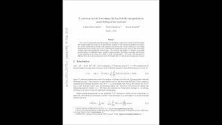 A criterion on the free energy for log Sobolev inequalities in mean field particle systems 2503 2437