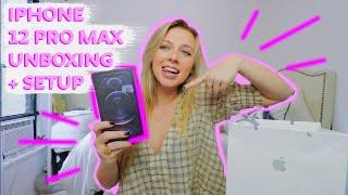 UNBOXING MY IPHONE 12 PRO MAX + SETUP + ACCESSORIES | KEN & HAN  