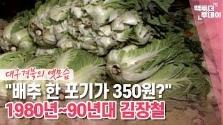 "배추 한 포기가 350원?" 1980년~90년대 김장철 | 백투더투데이