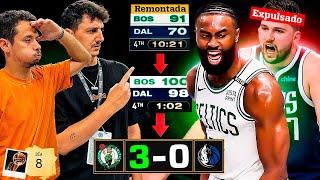 ¡DONCIC EXPULSADO Y BOSTON PONE EL 3-0 MORTAL!