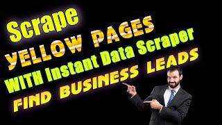 How to scrape yellow pages / yellow page scraping tutorial / Instant Data Scraper