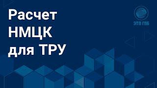 1 Расчет НМЦК для ТРУ