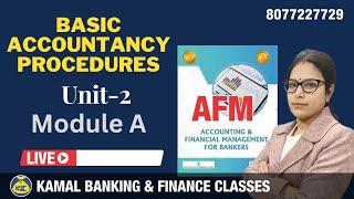 AFM Unit-2.3 MCQ-  Basic Accountancy Procedures by Monika Mam #2452  I  20 Jul at 7:00 AM