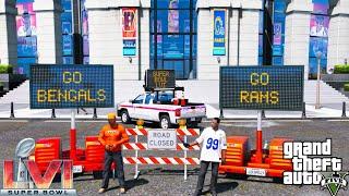 Department of Transportation Super Bowl 56 Traffic Control At Sofi Stadium In GTA 5