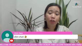 LIVE JAPANESE LESSON (fun way of learning japanese) ll learn, earn WH and meet awesome friends