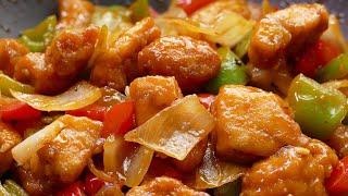 Sweet and Sour Chicken CHINESE Style - Easy and fast recipes