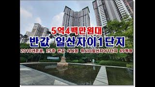 반값 경기 고양시 일산동구 식사동 1487 위시티 일산자이1단지경매