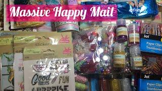 Massive Happy Mail from CraftyRoos Michele Sommer and CraftyGranny Louise Souza | Part 1 