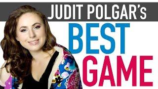 Judit Polgar destroyed the World Rank #3...