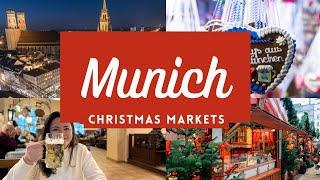 You Will LOVE the Christmas Markets in Munich, Germany  4K