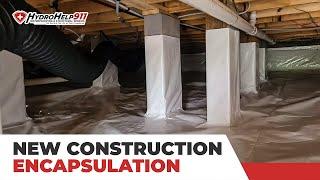 New Construction Crawl Space Encapsulation in Iron Station, NC | HydroHelp911 Case Study