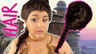 Star Wars: Princess Leia- Slave Leia- Hair Tutorial (NoBlandMakeup)