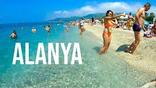 Alanya Beach Walking in 4k! 2019 Travel Turkey