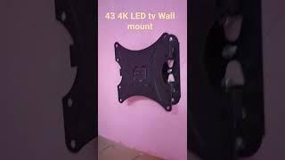 43 4K LED TV Wall mount