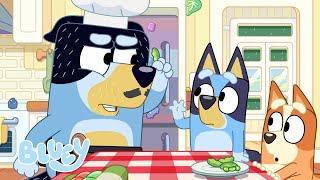 Papà si Finge Chef 🫛  | Divertimento in Cucina con Bluey | Bluey Italiano Canale Ufficiale