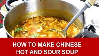 Hot and sour soup 酸辣湯 – How to make in 4 simple steps