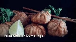 Fried Chicken Dumplings | Chicken Fried Momo recipe #friedchickendumplings #chickenfriedmomo