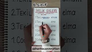 GENÇLER! "İYELİK EKLERİ" Nİ ÖĞRETEN VİDEOM YAYINDA. 