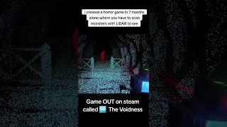 Game I made alone where you can see only with LIDAR #short #gaming #gamingvideos #shorts #shortvideo