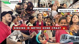 Girls (गर्ल्स) - Gone Crazy In Metro  - Shocking Reactions | Kardiya Prank | Bollywood Rock Hits