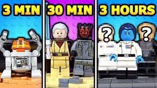 I built 3 Star Wars Rebels Scenes in LEGO in a TIME Challenge...